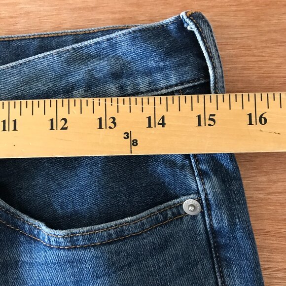 Everlane Uniform The Slim Jeans Men 29x30 Blue Low Rise Dark Wash Stretch 17097 - Picture 7 of 12